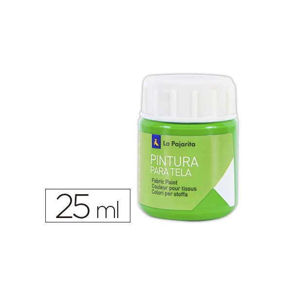 Tinta para tela la pajarita 20 ml verde primavera