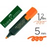 Marcador fluorescente faber 48 15 laranja