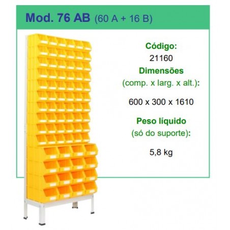 Estante para Caixa stock 76 AB