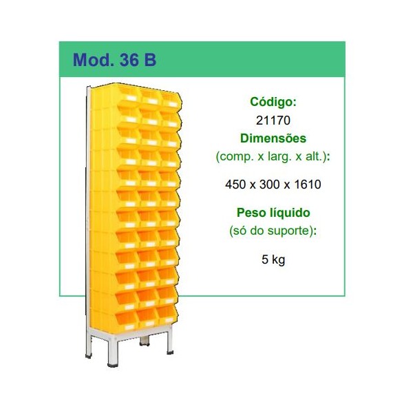 Estante para Caixa stock 36 B