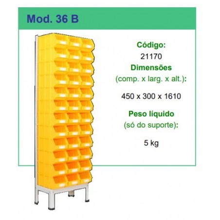 Estante para Caixa stock 36 B