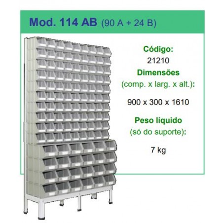 Estante para Caixa stock 114AB
