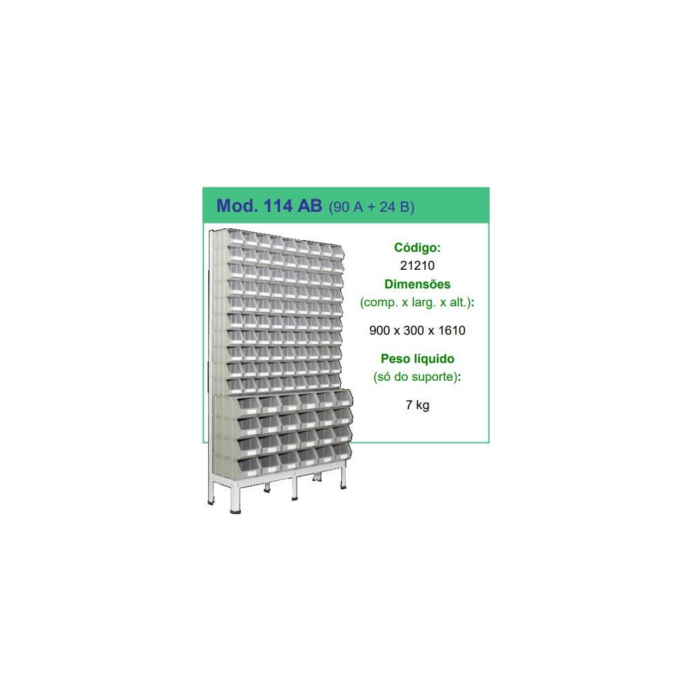 Estante para Caixa stock 114AB