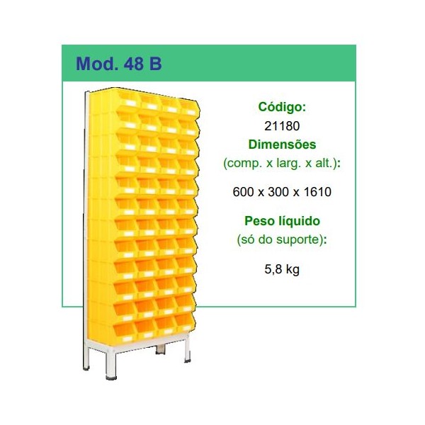 Estante para Caixa stock 48B