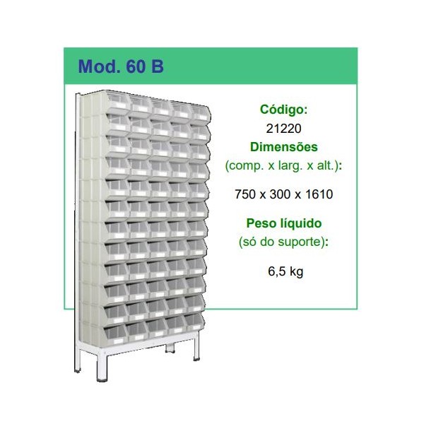Estante para Caixa stock 60B