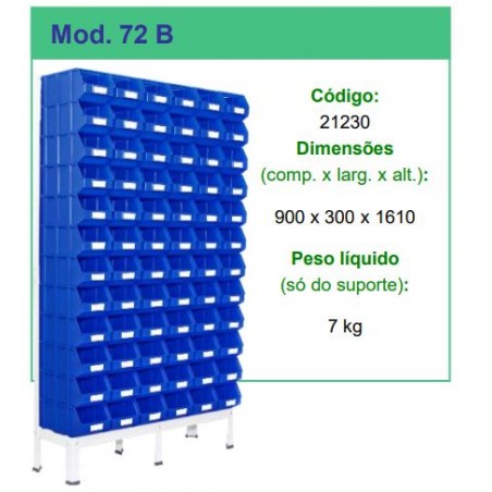Estante para Caixa stock 72B