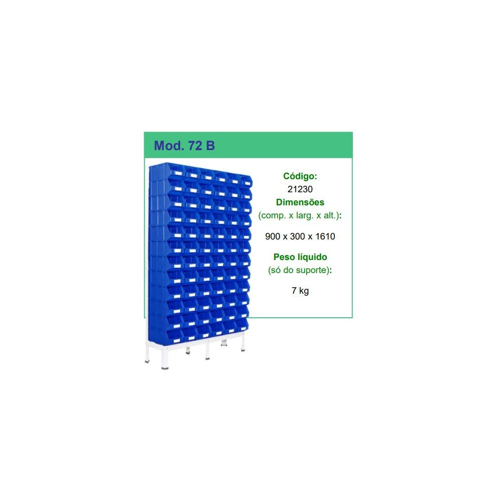 Estante para Caixa stock 72B