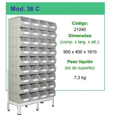 Estante para Caixa stock 36 C