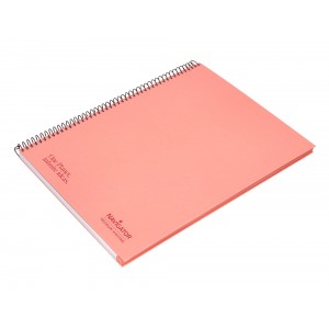 Cuaderno espiral navigator a4 tapa dura 80h 80gr cuadro 4mm rosa