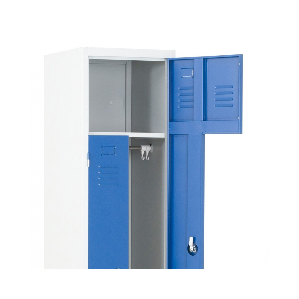 Vestiário Simples Com 2 Cacifos Em L