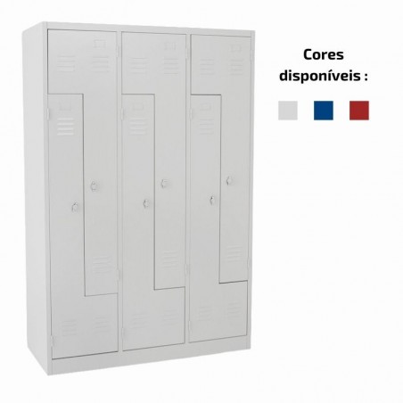 copy of Vestiário Simples Com 2 Cacifos Em L