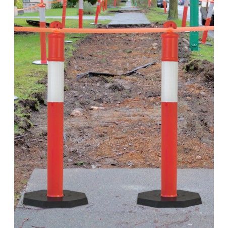 Poste Portatil com banda refletora