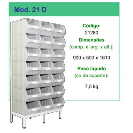 Estante para Caixa stock 21D