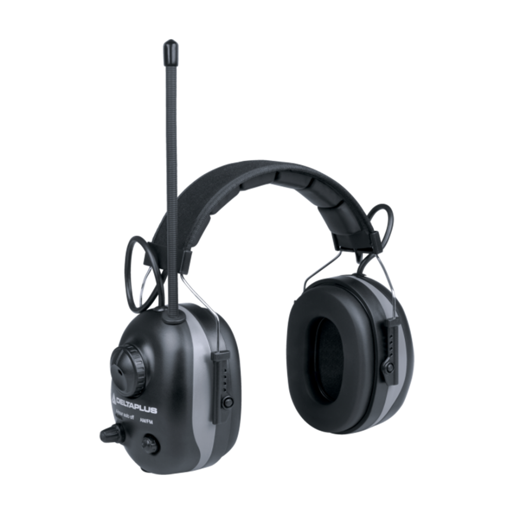 Abafador Antirruído com Rádio
