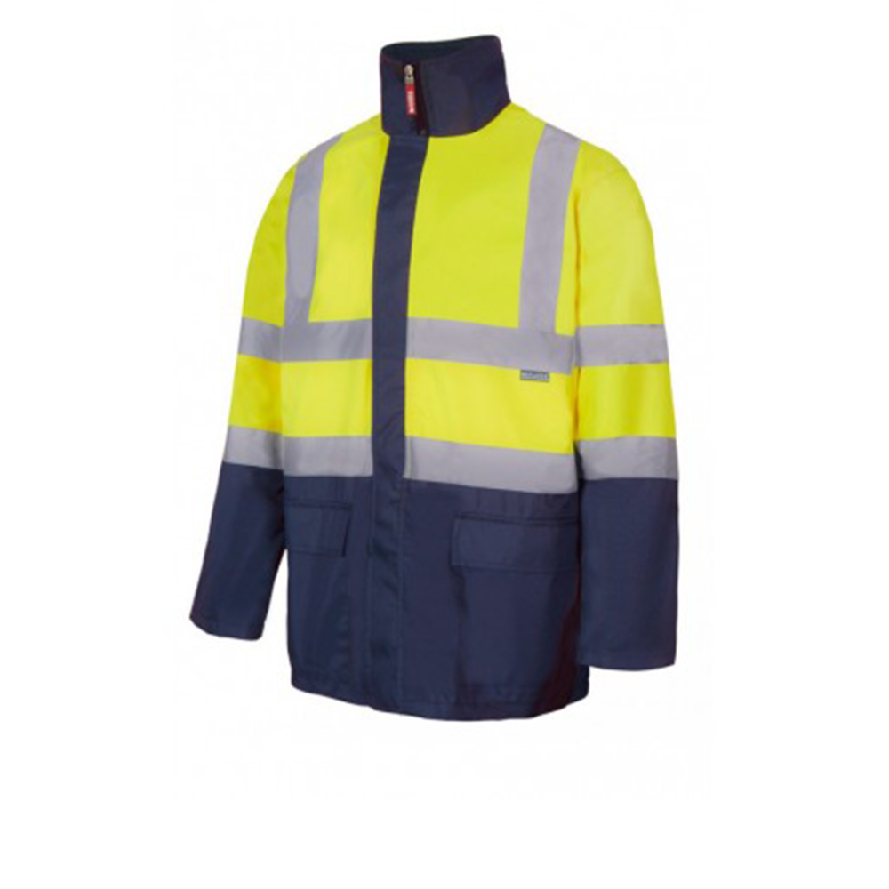 Parka bicolor 4 en 1 de alta visibilidad