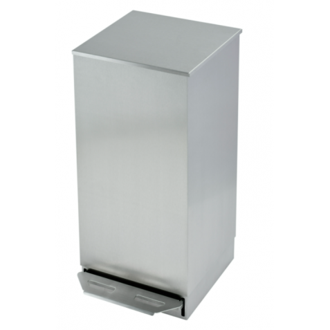 Cubo de basura con tapa y pedal