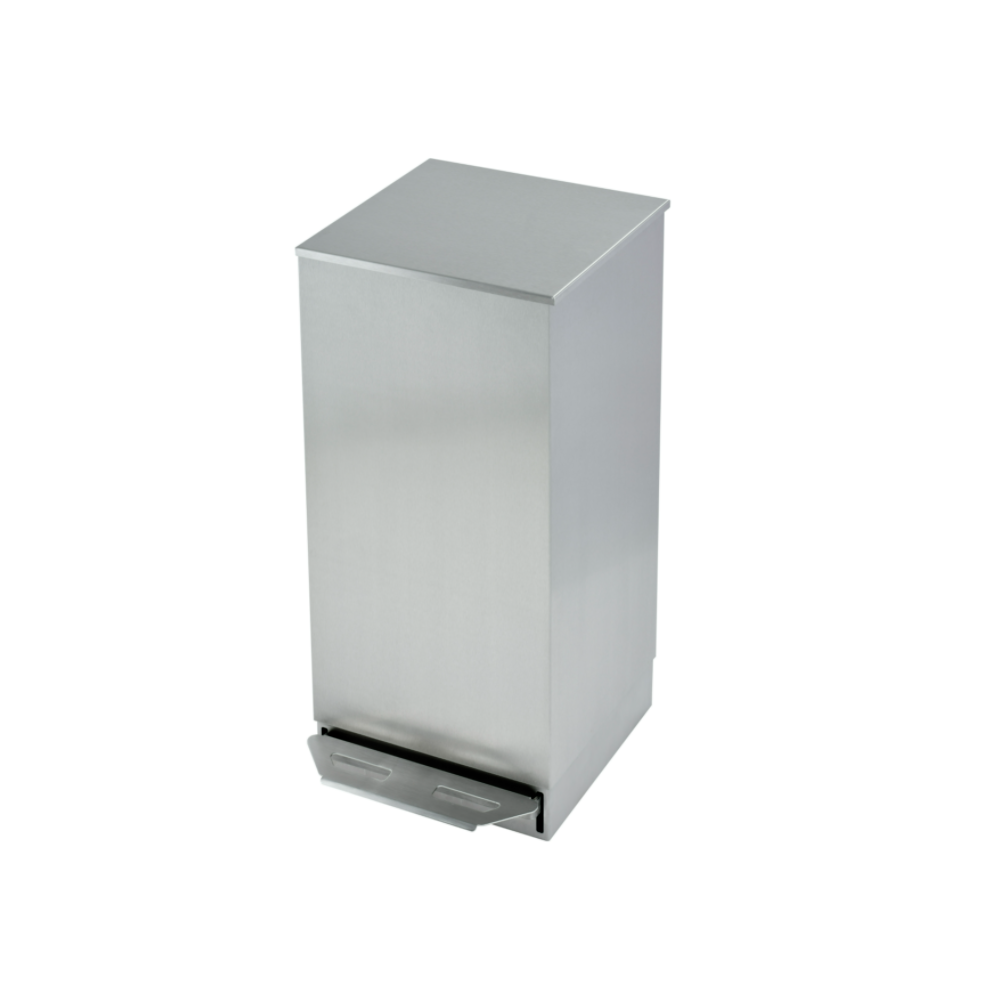 Cubo de basura con tapa y pedal