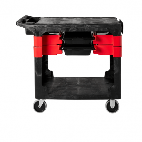 Carro de servicio con almacenamiento múltiple