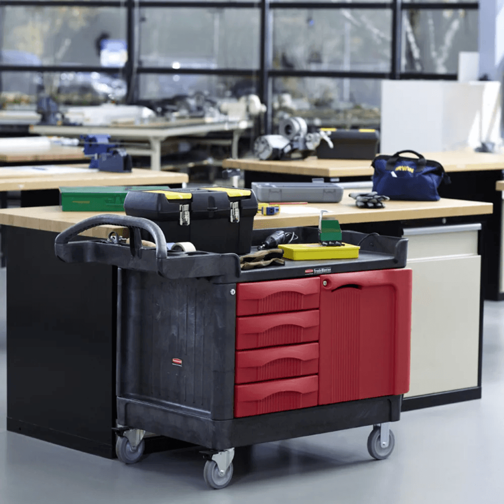 Carro de servicio con almacenamiento Carro de servicio con almacenamiento