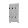 Triple changing room 6 lockers