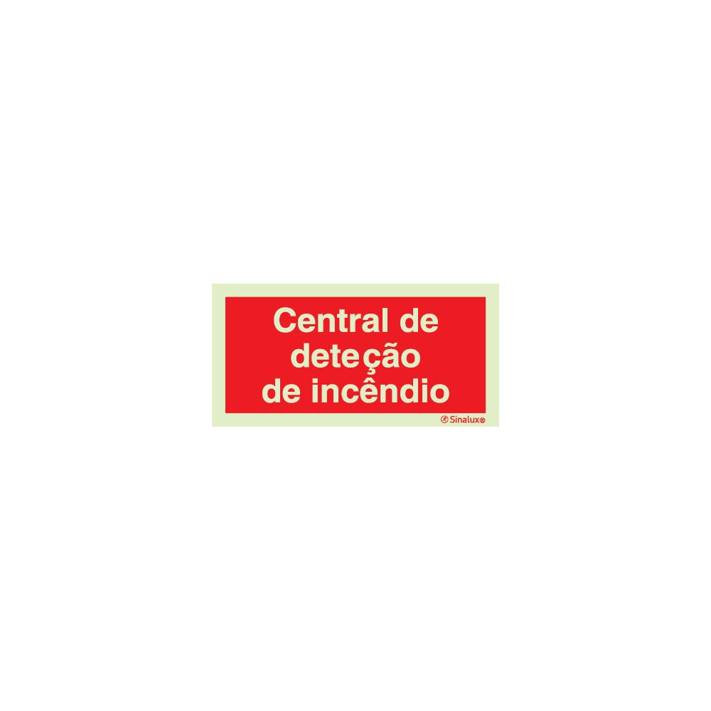 Central de deteção de incêndio 200x100mm
