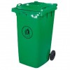 Contentor c/Tampa, 2 Rodas - 240L