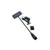 Schwarzer LED-Strahler 6W