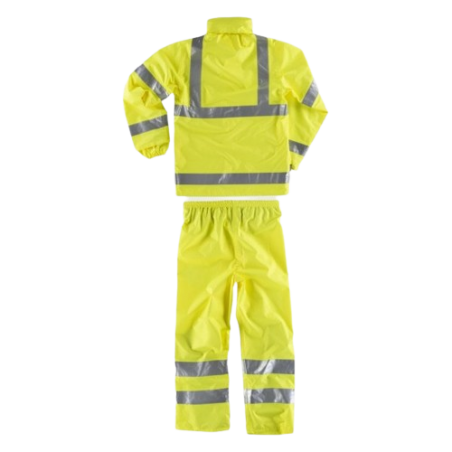 Conjunto Impermeável de Alta Visibilidade