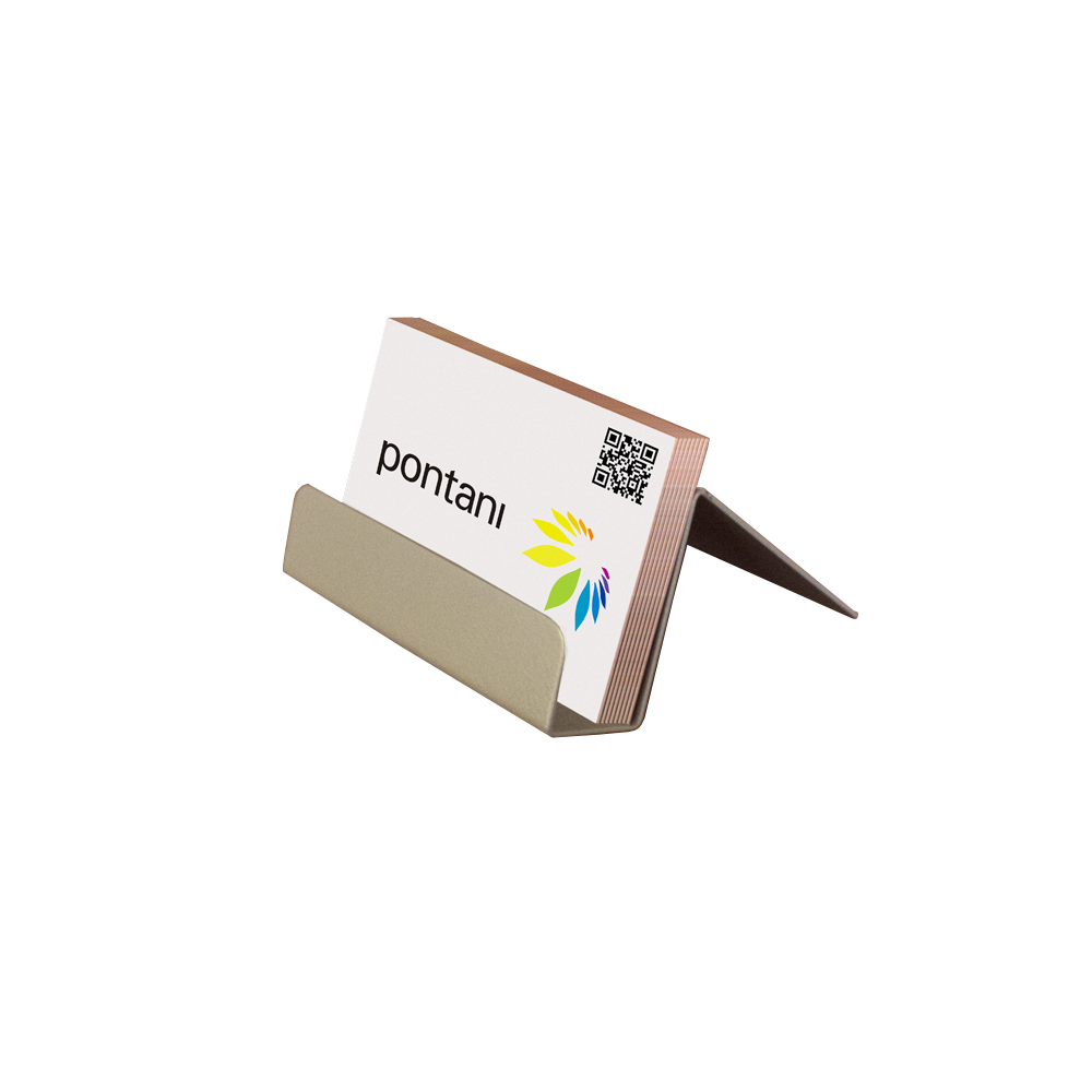 Porte-cartes en métal