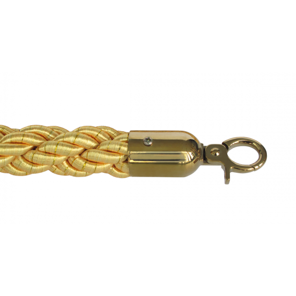 Corda Entrelaçada Amarela - Dourado Corda Entrelaçada Amarela - Dourado