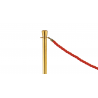 Corda Entrelaçada Vermelha - Dourado