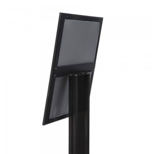 Menüständer Schwarz 4xA4 / LED - Menüanzeige | SignalShop