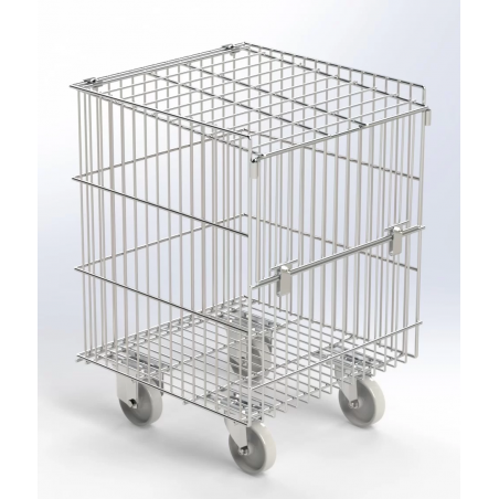 Contentor Com Meia Porta 600x600x800
