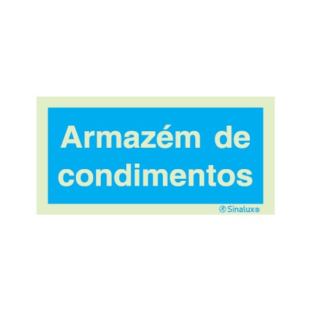 Sinal de informação, armazém de condimentos