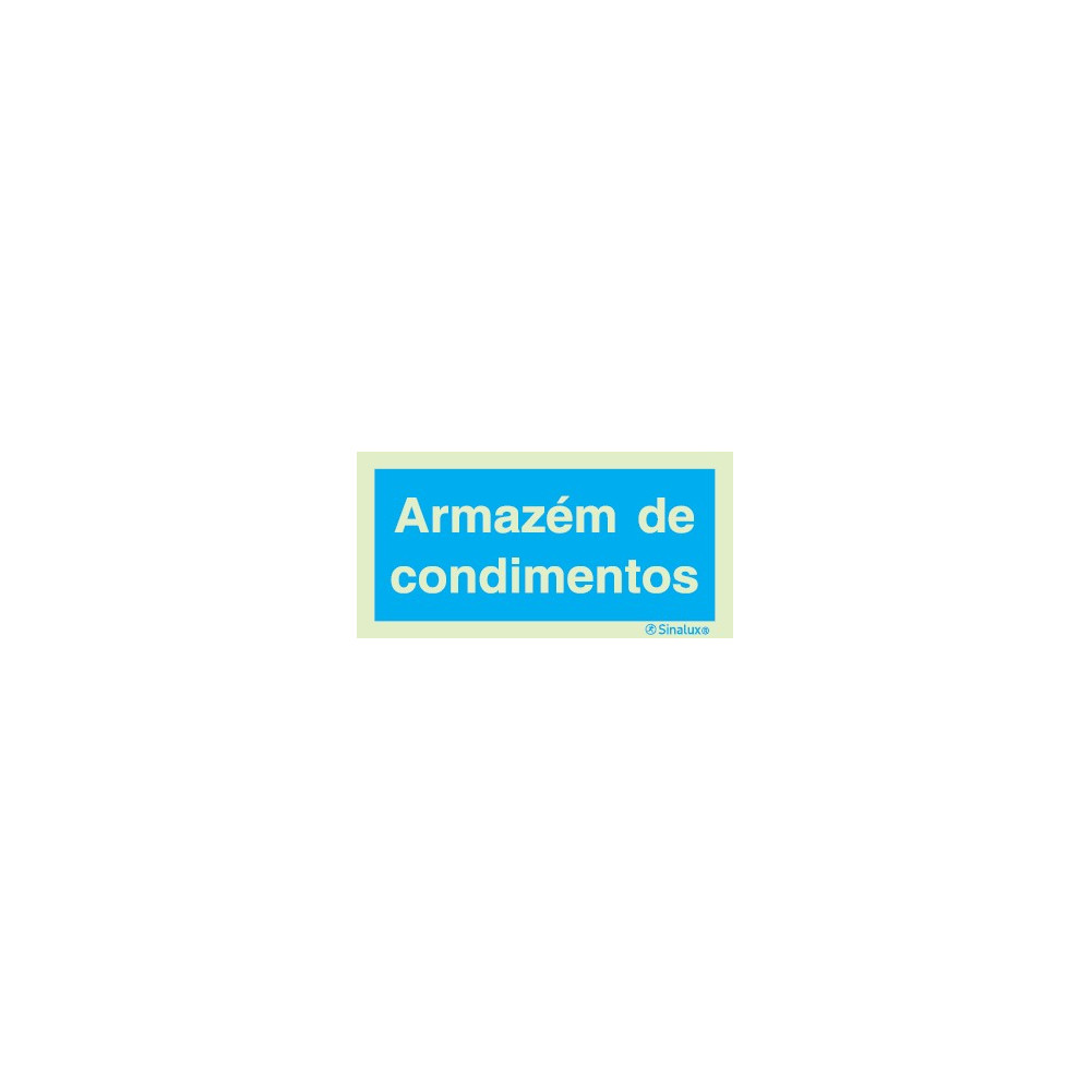 Sinal de informação, armazém de condimentos