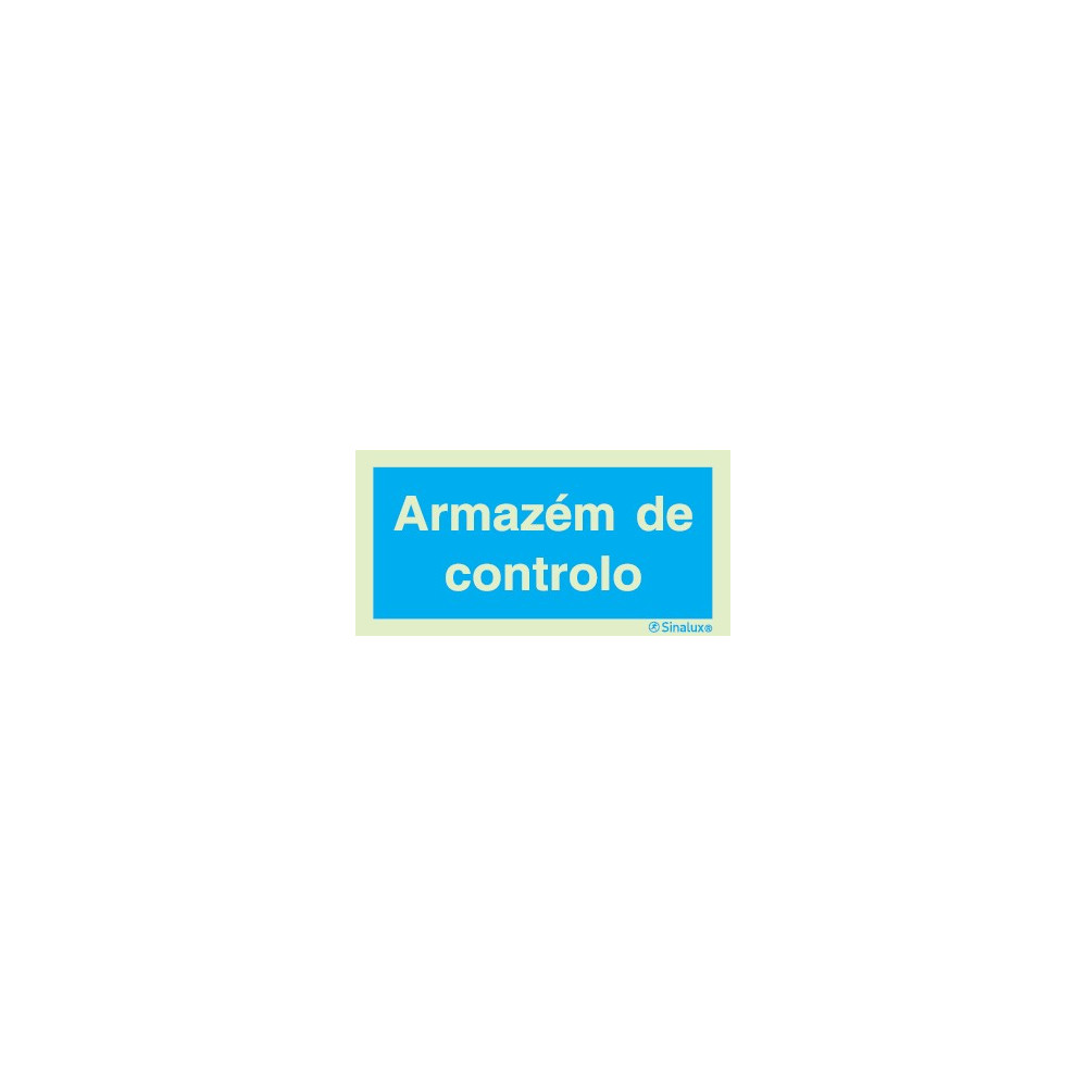 Sinal de informação, armazém de controlo