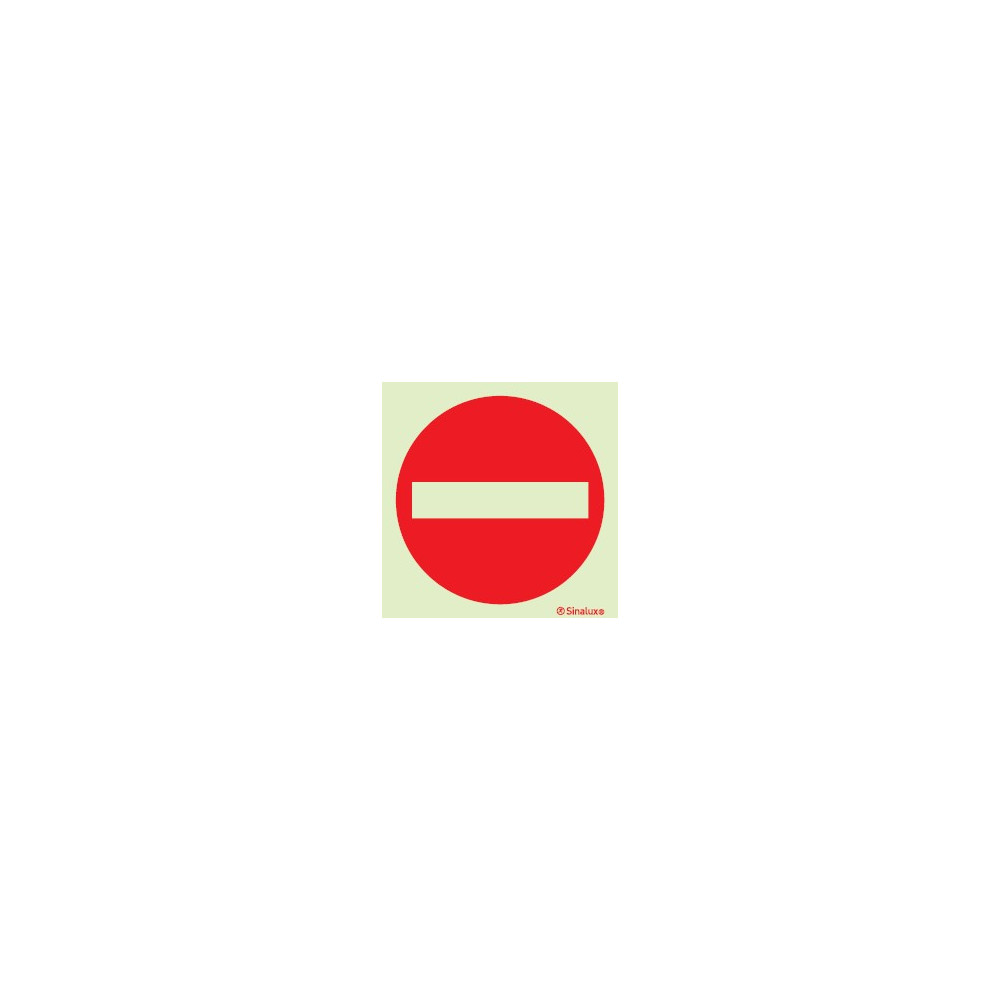Sinal para parques de estacionamento, proibição, sentido proibido