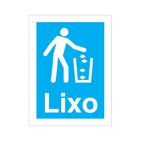 Sinal para separação de resíduos, Lixo