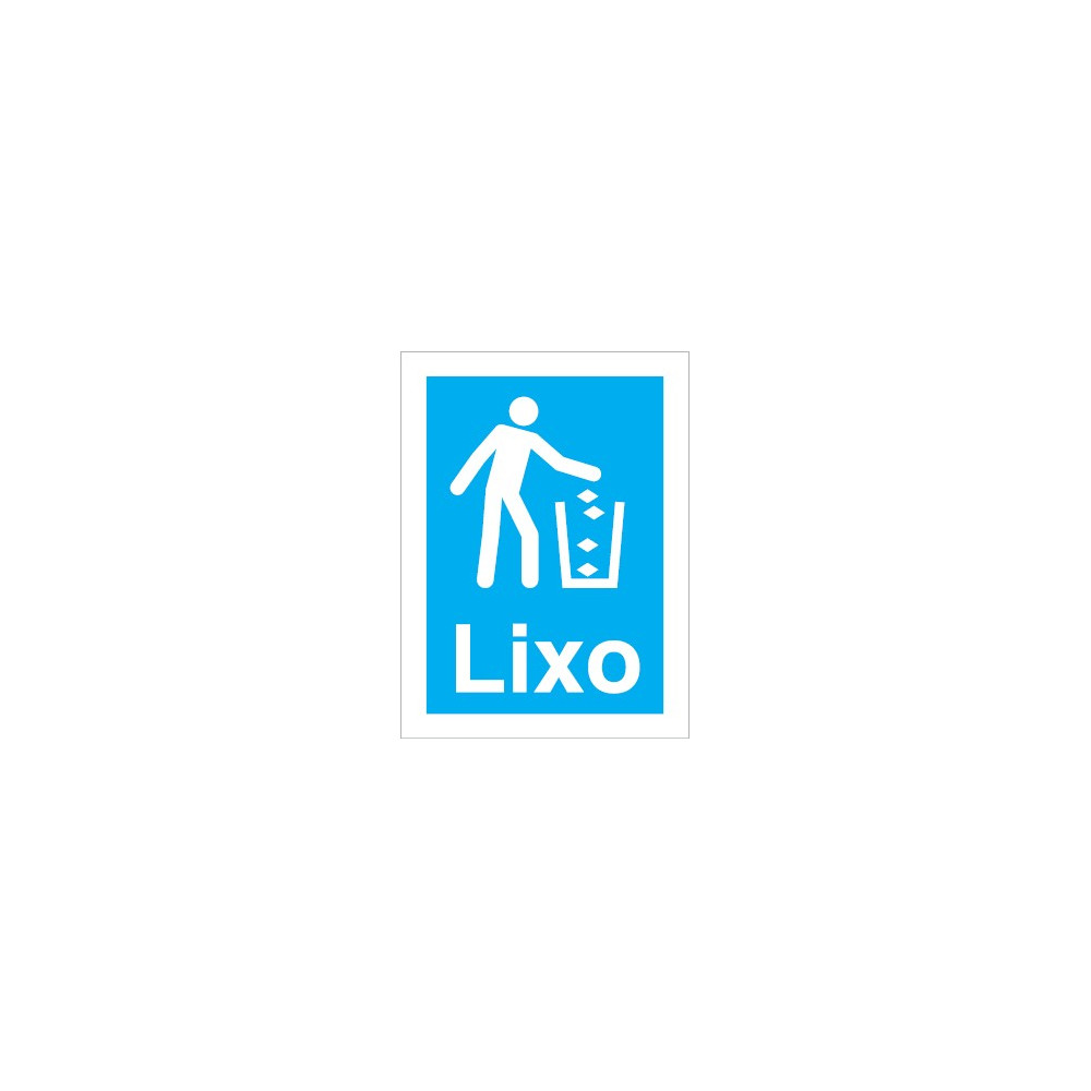 Sinal para separação de resíduos, Lixo